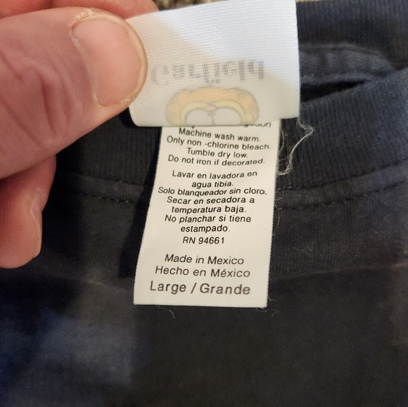 Vintage Garfield Christmas Tee Men's Size Large - Picture 4 of 5